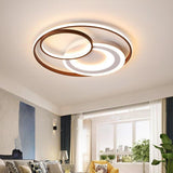 3 Ring Dimmable LED Modern Flush Mount Ceiling Light for Living Room and Bedroom
