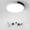 Dimmable Circular Modern LED Flush Mount Ceiling Light 20 Inch Nordic Metal 36W Fixture for Living Room Bedroom