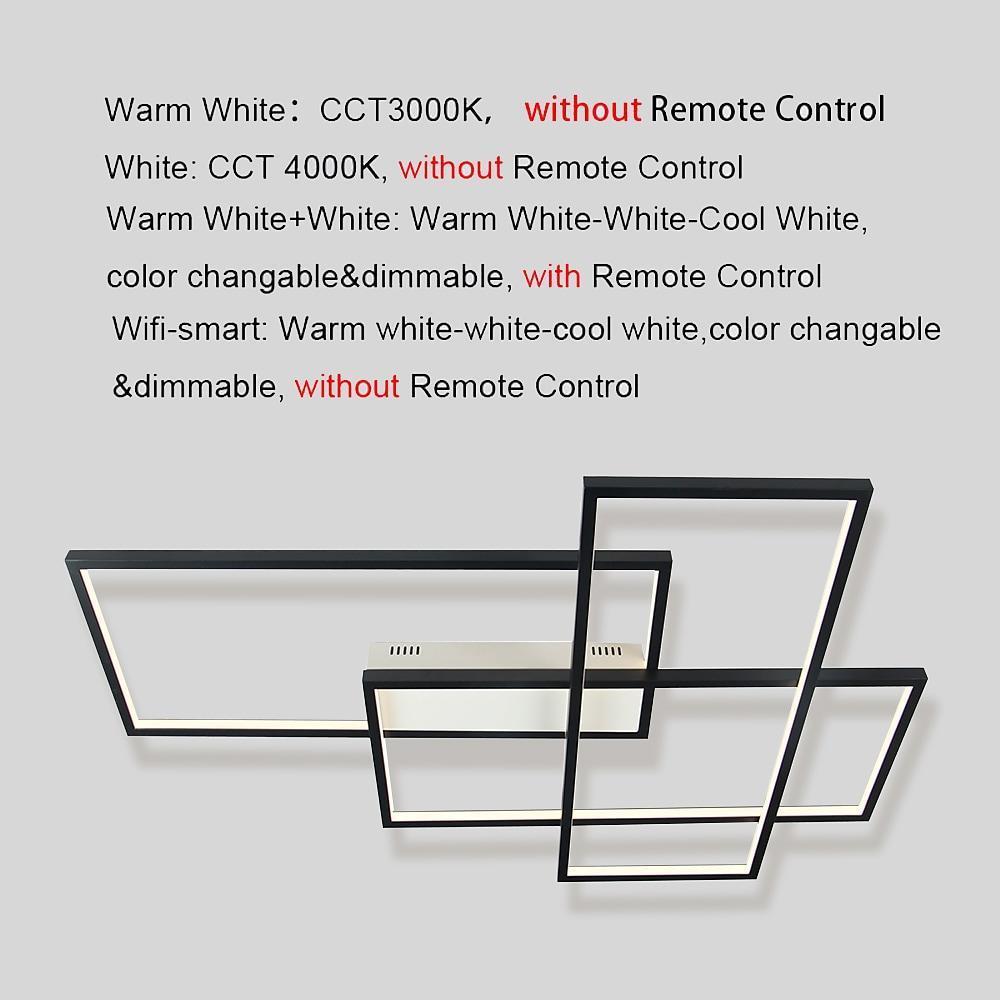 Modern Rectangular Three Tier LED Flush Mount Ceiling Light with Integrated Central Panel