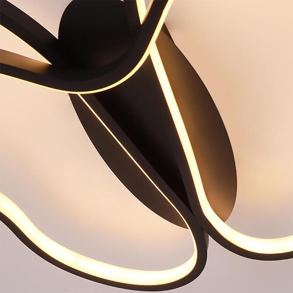 Modern Butterfly Shape LED Flush Mount Ceiling Light for Kids Bedroom and Nursery 20 Inch