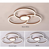 Modern Geometric LED Flush Mount Ceiling Light Low Profile Cluster Lighting Fixture