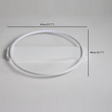 Modern Circle Rectangle Combined LED Flush Mount Ceiling Light Geometric Minimalist Fixture
