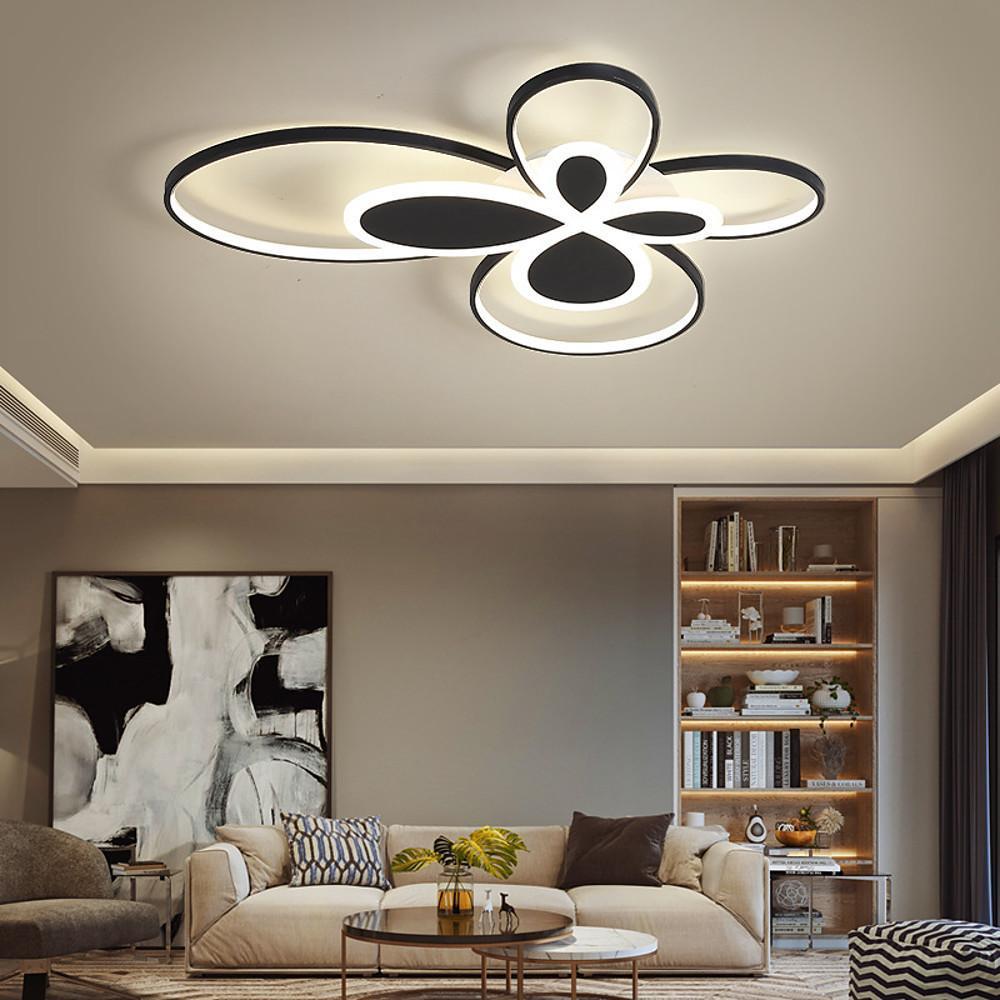 Modern Butterfly Shaped Dimmable LED Flush Mount Ceiling Light for Kids Bedroom and Nursery