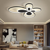 Modern Butterfly Shaped Dimmable LED Flush Mount Ceiling Light for Kids Bedroom and Nursery