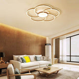 Modern Geometric LED Flush Mount Ceiling Light Low Profile Cluster Lighting Fixture
