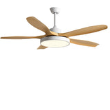 Modern 60 Inch Nordic Ceiling Fan with Dimmable LED Light and Silent Remote Control