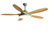Modern 60 Inch Nordic Ceiling Fan with Dimmable LED Light and Silent Remote Control