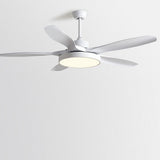 Modern 60 Inch Nordic Ceiling Fan with Dimmable LED Light and Silent Remote Control