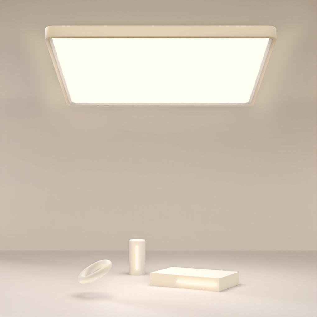Modern Minimalist LED Flush Mount Ceiling Light Soft White Picture Frame Lighting