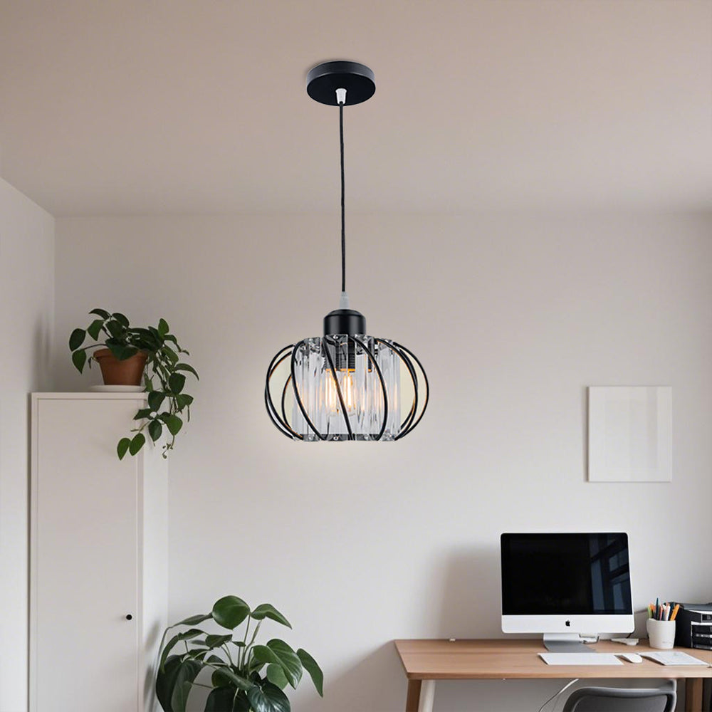 Modern Nordic Simple Globular Glass Pendant Light