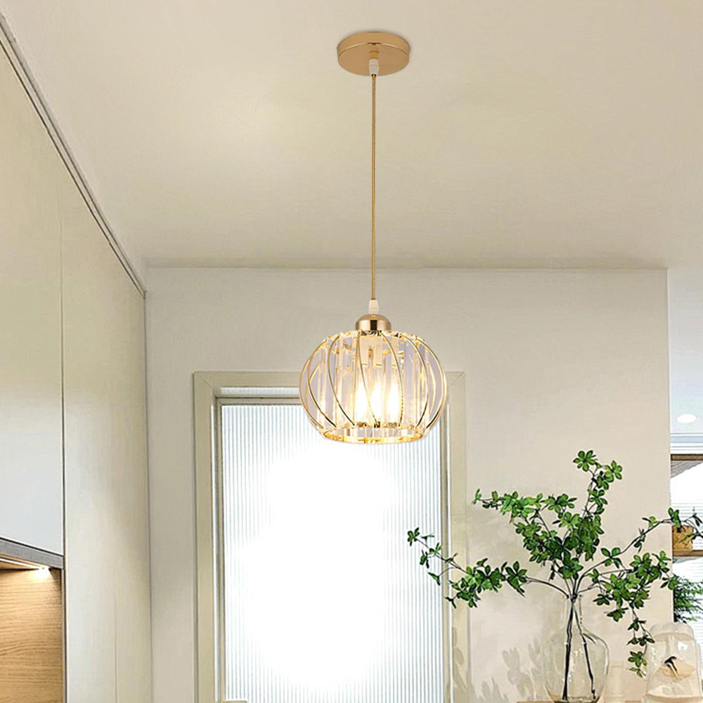 Modern Nordic Simple Globular Glass Pendant Light