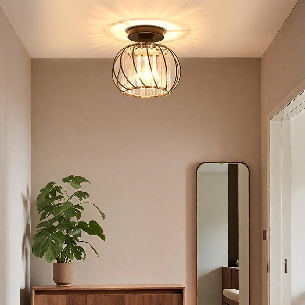 Modern Nordic Simple Globular Glass Pendant Light