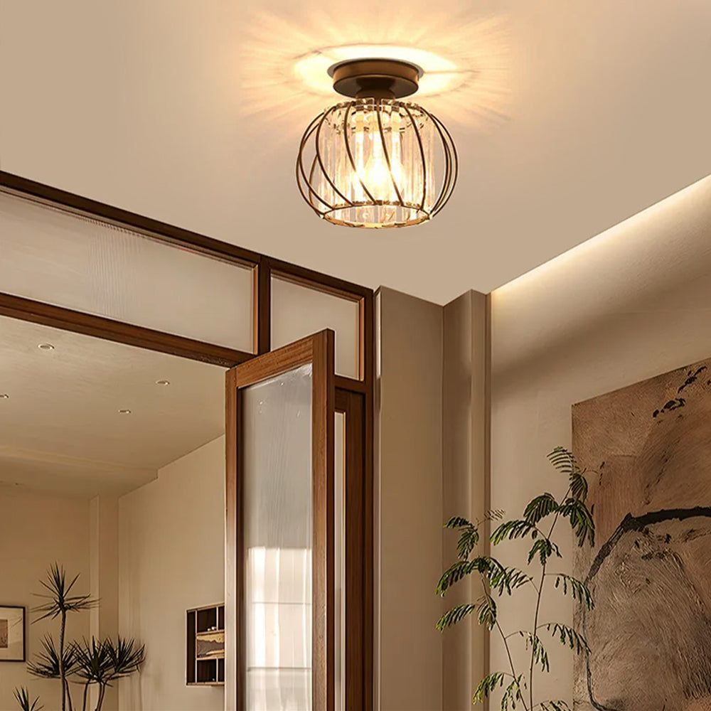 Modern Nordic Simple Globular Glass Pendant Light