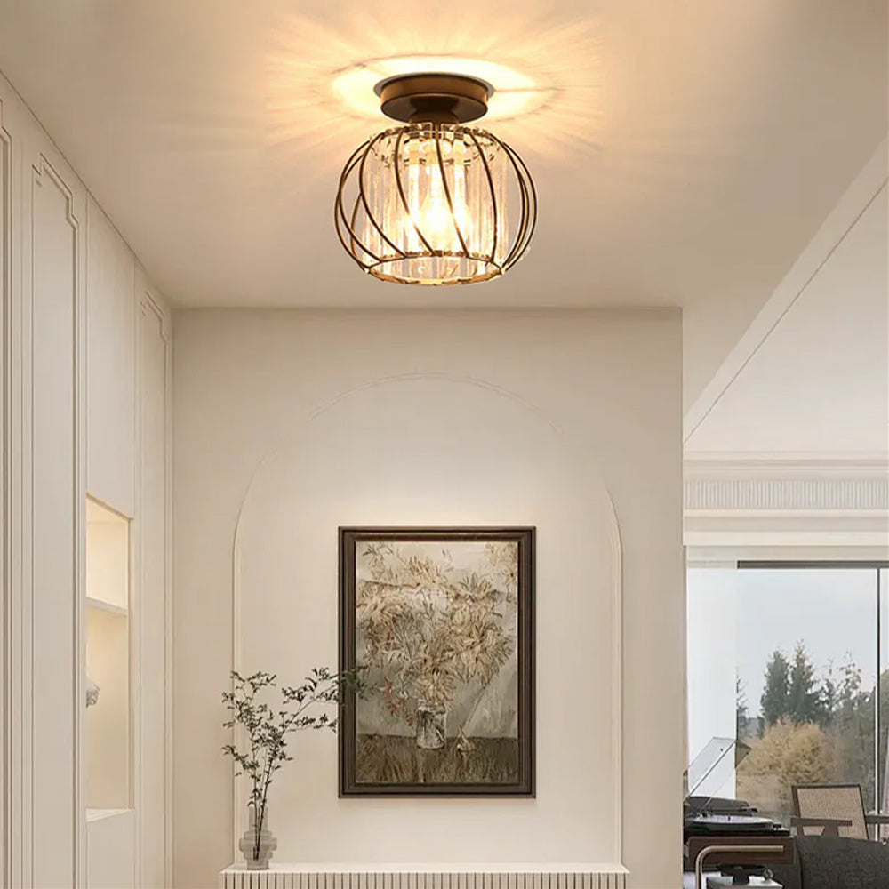 Modern Nordic Simple Globular Glass Pendant Light