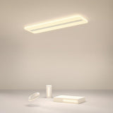 Modern Dimmable LED Strip Ceiling Light Flush Mount Industrial Fixture for Kitchen and Dining Room