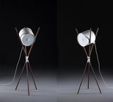 Modern Shift Solid Wood Table Lamp Minimalist Accent Lighting for Bedroom and Office