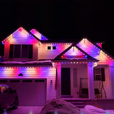 10 Pack RGBW LED Outdoor Aluminum Outline Lights Waterproof 12V Architectural Accent Lighting