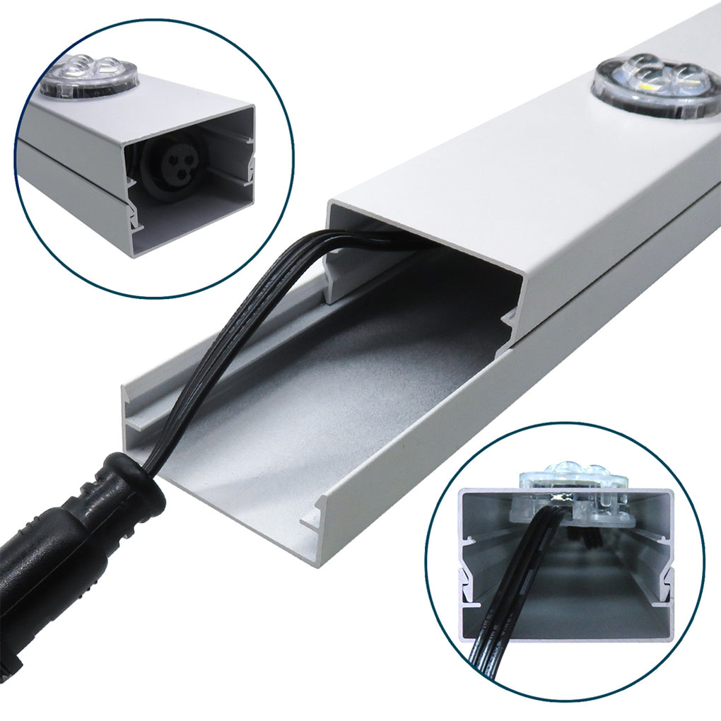 10 Pack RGBW LED Outdoor Aluminum Outline Lights Waterproof 12V Architectural Accent Lighting