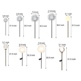 10 Pack Solar Dandelion Garden Stake Lights Waterproof LED Outdoor Landscape Path Lighting