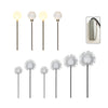 10 Pack Solar Dandelion Garden Stake Lights Waterproof LED Outdoor Landscape Path Lighting
