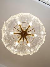 modern-french-style-garlic-glass-pendant-light-with-gold-metal-base-for-dining-rooms