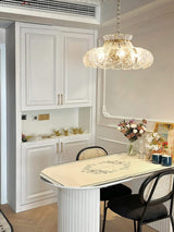 modern-french-style-garlic-glass-pendant-light-with-gold-metal-base-for-dining-rooms