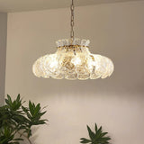 modern-french-style-garlic-glass-pendant-light-with-gold-metal-base-for-dining-rooms