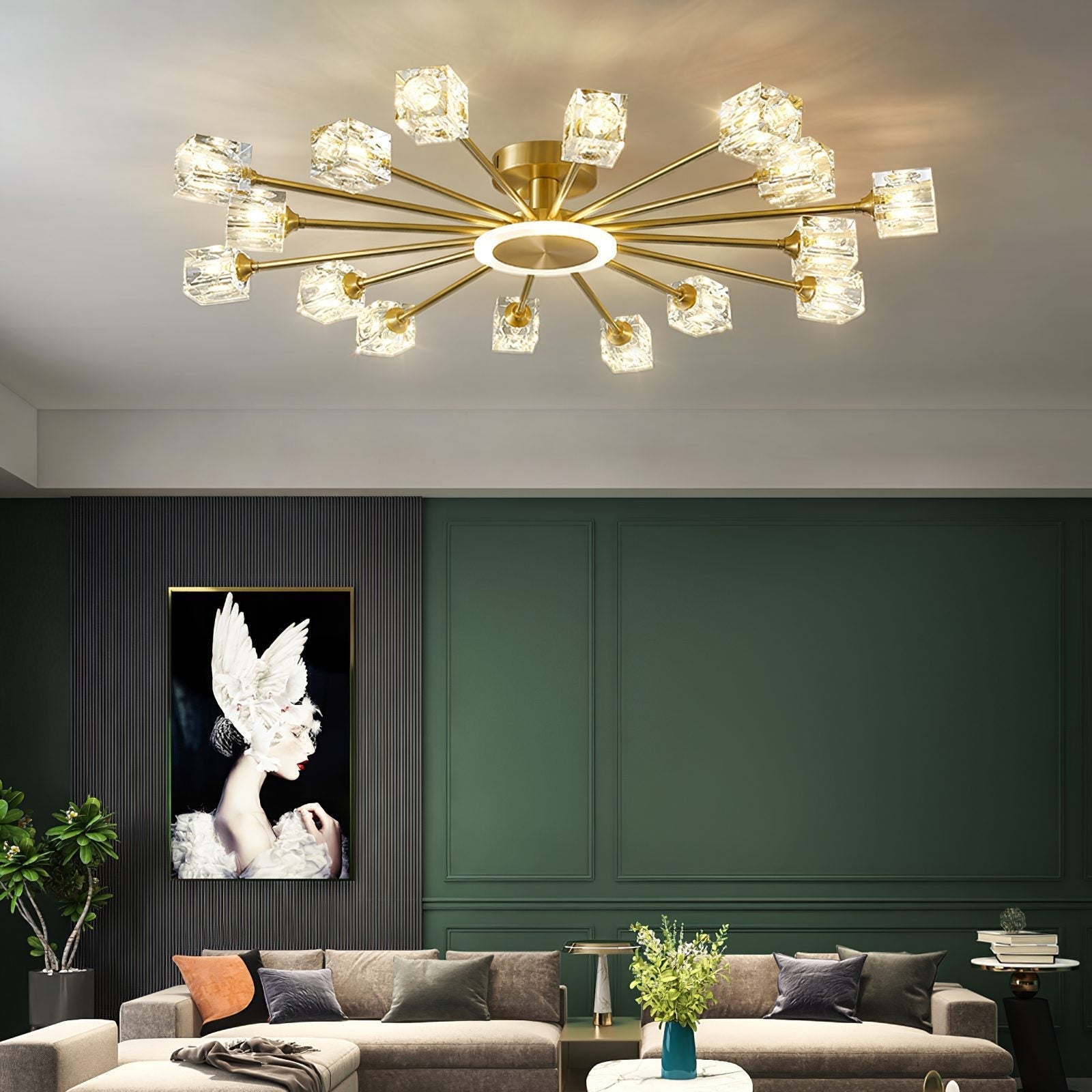 modern-rubik-cube-geometric-crystal-ceiling-light-brass-flush-mount-lighting