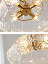 modern-french-style-garlic-glass-pendant-light-with-gold-metal-base-for-dining-rooms