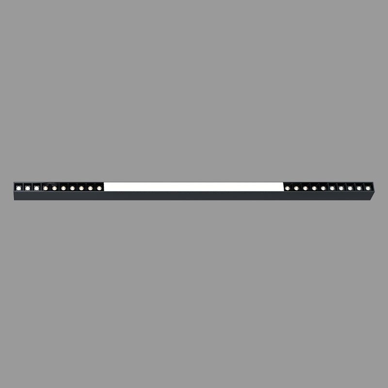 Modern Linear Magnetic Floating LED Ceiling Light with Minimalist Aluminum Design