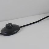 Modern Oval Silhouette LED Floor Lamp Minimalist Standing Light with Metal Base