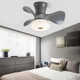 Nordic Style Macaron Color LED Ceiling Fan with Inverter Motor and Remote Control Dimming