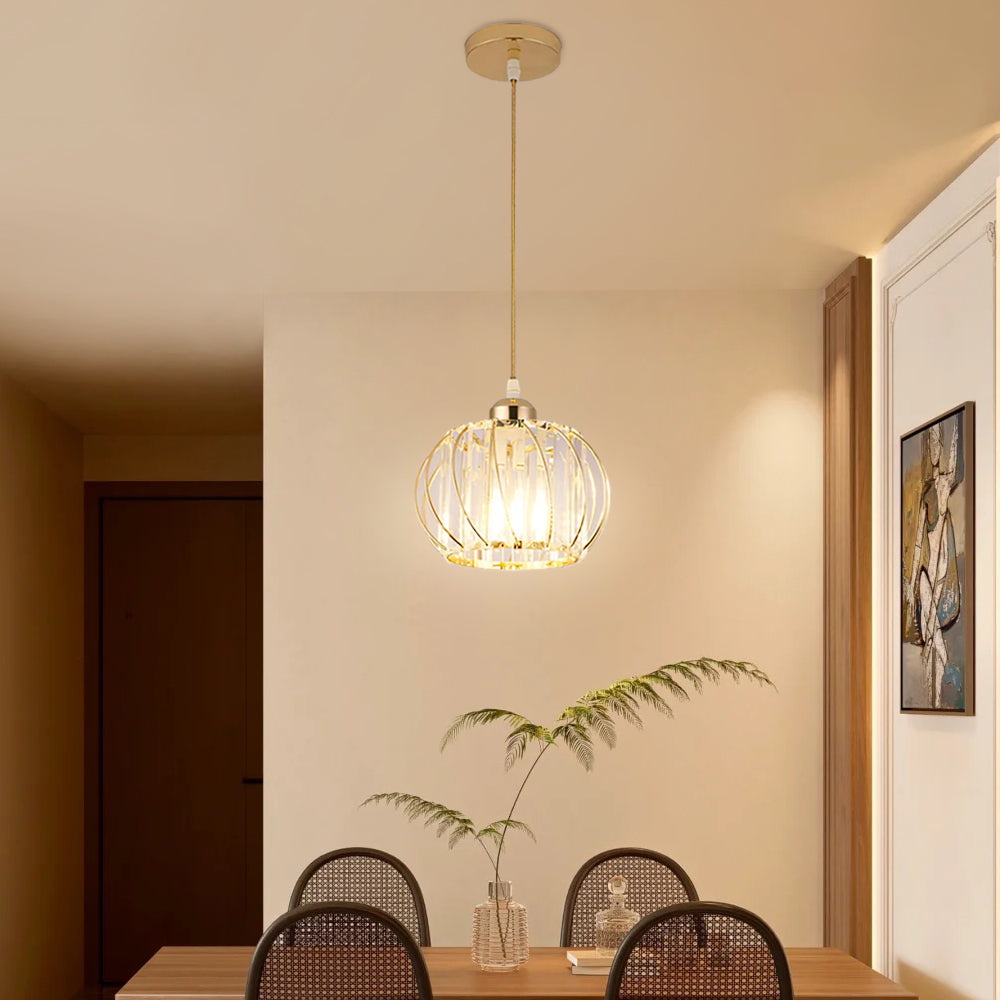 Modern Nordic Simple Globular Glass Pendant Light