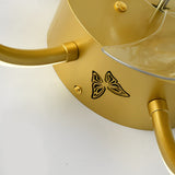 Creative Flower Shaped Bladeless Ceiling Fan with Dimmable LED Light and Remote Control