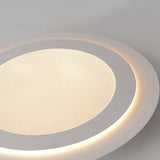 Modern Square and Circular LED Ceiling Lamp with Stepless Dimming Minimalist Flush Mount Light