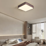 Nordic LED Flush Mount Ceiling Light with 3 Color Dimming for Modern Interiors
