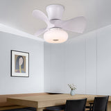 Nordic Style Macaron Color LED Ceiling Fan with Inverter Motor and Remote Control Dimming