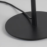 Modern Oval Silhouette LED Floor Lamp Minimalist Standing Light with Metal Base