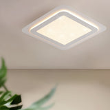 Modern Square and Circular LED Ceiling Lamp with Stepless Dimming Minimalist Flush Mount Light