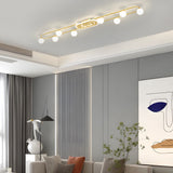 Modern Acrylic Globe Sphere Ceiling Light Fixture with Three Step Dimming for Living Rooms and Bedrooms