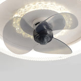 Modern Dimmable LED Ceiling Fan with 360 Degree Rotation and Remote Control for Bedroom