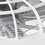 Modern Bladeless Ceiling Fan with Integrated Heater and Dimmable LED Light for Year Round Comfort