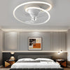 20 Inch Modern LED Ceiling Fan with 360 Degree Rotation Smart Dimmable Light for Bedroom