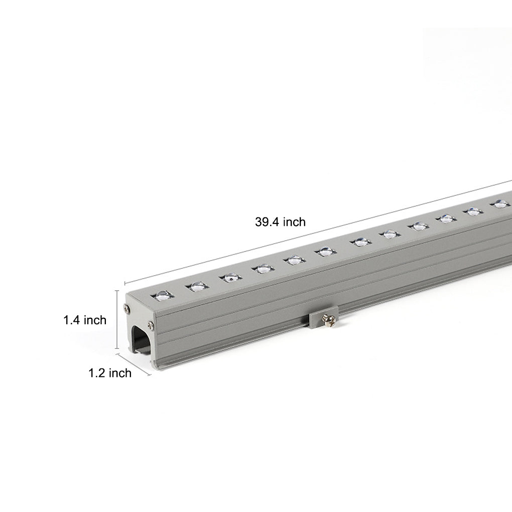 12W Linear LED Outdoor Wall Washer Light IP65 Waterproof DC24V Landscape Lighting