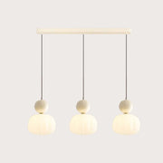 Allo Living Cream Art Deco Pendant Light