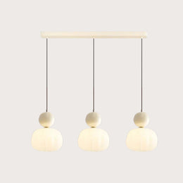 Allo Living Cream Art Deco Pendant Light