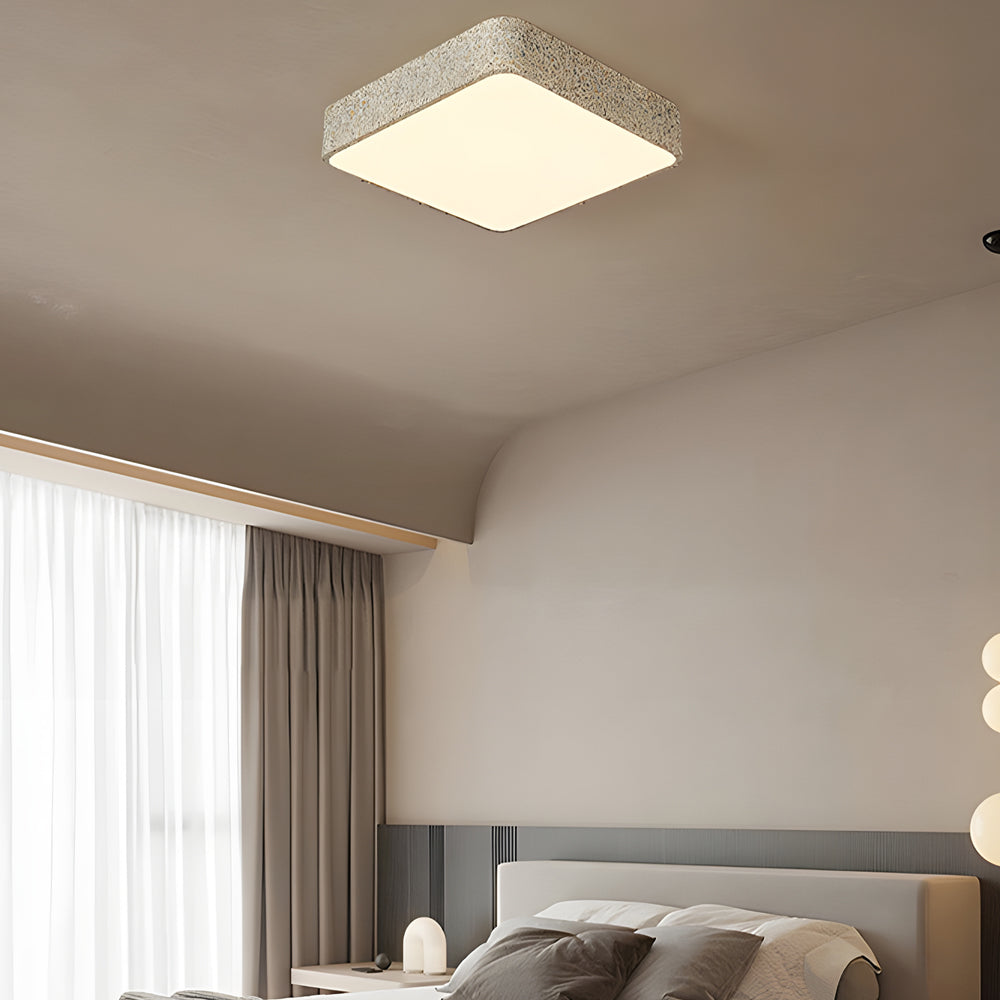 Nordic LED Flush Mount Ceiling Light with 3 Color Dimming for Modern Interiors