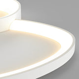 Modern Minimalist Geometric Square LED Ceiling Light with Three Level Dimming