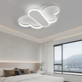 Modern Butterfly LED Flush Mount Ceiling Light Dimmable Remote Control Kids Bedroom Fixture