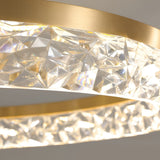 60W Modern Gold Round LED Ceiling Light Minimalist Flush Mount Lighting Fixture